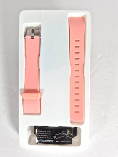 New pink fitness tracker - new,